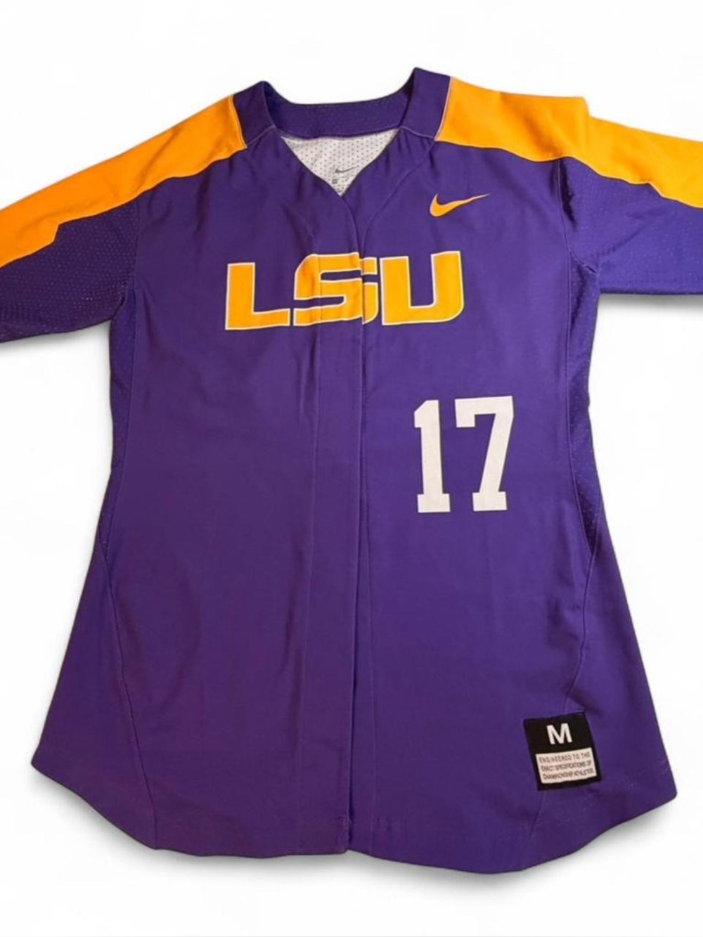 Nike LSU Tigers Softball Game Jersey Women's Medium